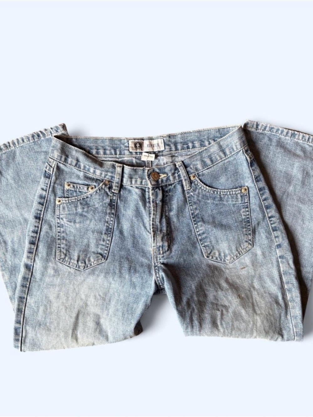 Vintage denim capris